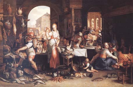 Joachim Antonisz Uytewael Kitchen Scene (mk14)